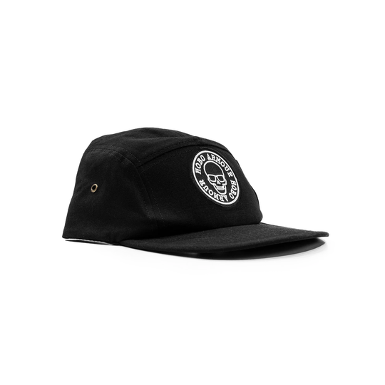 Black 5 Panel Cap
