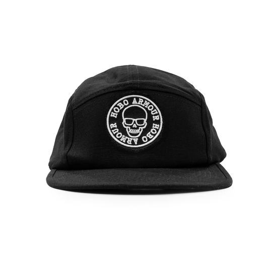 Black 5 Panel Cap
