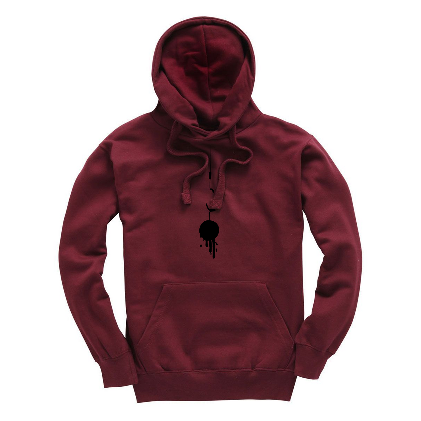 BURGANDY RIGGED OUT HEX STASH HOODY - BLACK FRIDAY SALE