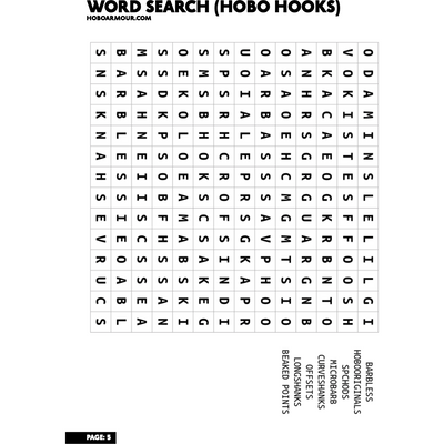 FREE HOBO ARMOUR ACTIVITY BOOK DOWNLOAD